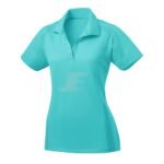 Women Raglan Short Sleeve Interlock Sports Polo Shirt