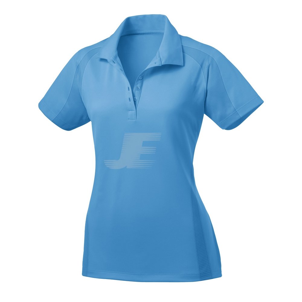 Women Raglan Short Sleeve Interlock Sports Polo Shirt