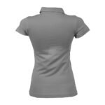 Women White Fitted Polo Shirt