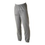 Charcoal Grey Fleece Joggers With Elasticated Ankles