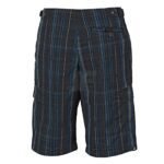 Mens Cotton Fabric Checkered Cargo Shorts