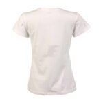 Women White Blank Cap Sleeve Cotton T-Shirt