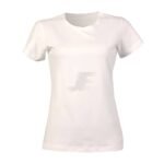 Women White Blank Cap Sleeve Cotton T-Shirt