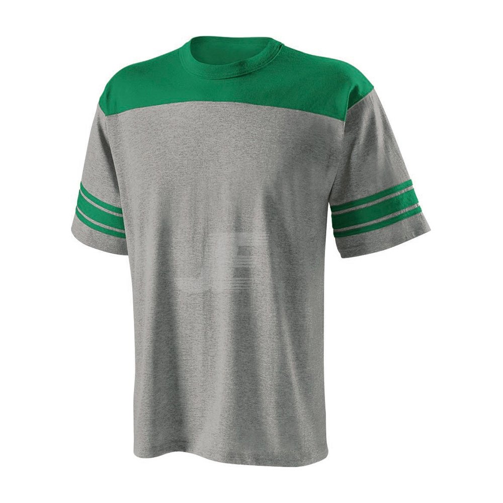 Customized Logo Striped Short Sleeve Team Sports Jersey