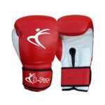 Professional Red Leather Boxing Gloves