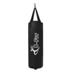 Black Heavy Duty Artificial Leather Punching Bag