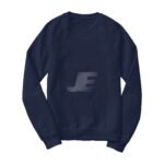 Men’s Raglan Sleeve White Fleece Sweatshirt