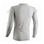 Mens Black Nylon Long Sleeve Compression Rash Guard