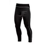 Contrast Stitch Padded Cycling Pant With Ankle Zippers