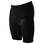 Long Inseam Chamois Padded Black Cycling Shorts