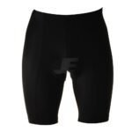 Long Inseam Chamois Padded Black Cycling Shorts