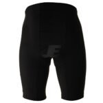 Long Inseam Chamois Padded Black Cycling Shorts