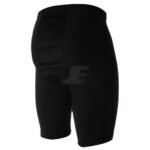 Long Inseam Chamois Padded Black Cycling Shorts