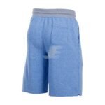 Mens Deep Pockets Grey Fleece Shorts