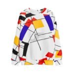 Custom Multi Color Sublimation Printed Fleece Sweatshirt