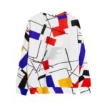 Custom Multi Color Sublimation Printed Fleece Sweatshirt