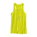 Women Yoga Wear Yellow Hi Vis Racerback Tank Top