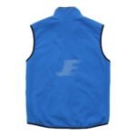 Mens Royal Blue Full Zip Sleeveless Fleece Jacket