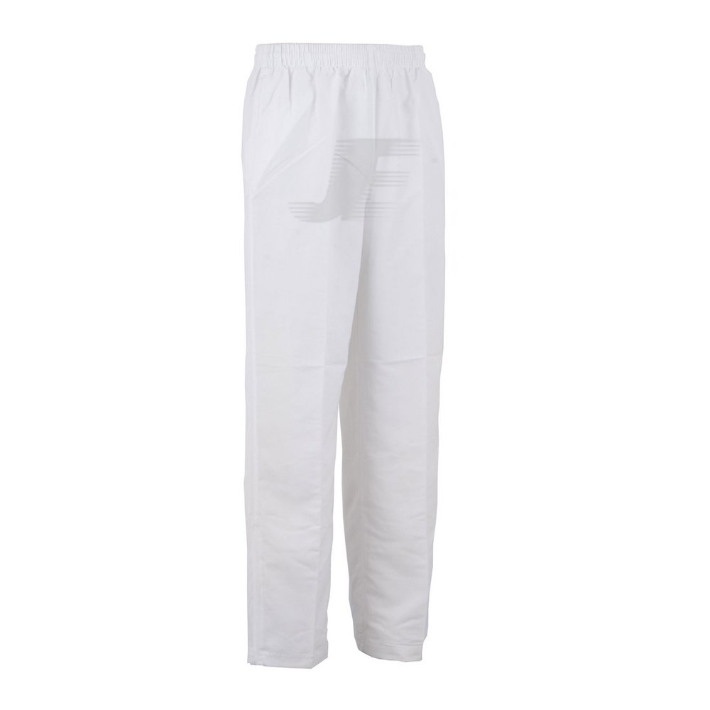 100% Polyester White Micro Jogging Trousers