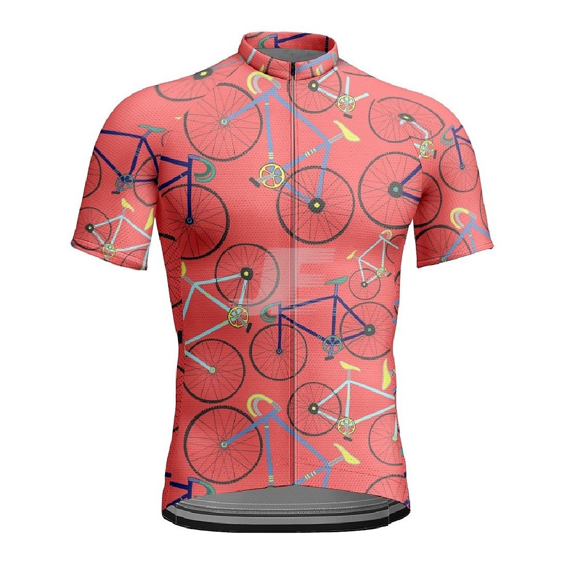Raglan Sleeve Customized Printed Cycling Jersey