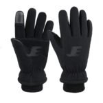 Winter Artificial Leather Touchscreen Polar Fleece Cycling Gloves