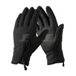 Silicon Printed Windproof Softshell Touchscreen Cycling Gloves