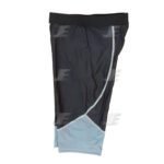 Mens Base Layers Grey Panel Gym Workout Compression Shorts