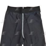 Mens Base Layers Grey Panel Gym Workout Compression Shorts