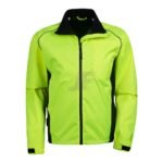 Lined High Visibility Fluorescent Waterproof Rain Jacket