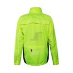 Lined High Visibility Fluorescent Waterproof Rain Jacket