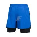 Mens 2 In 1 Interlock Swim Shorts with Lined Compression Shorts