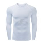 Mens Yellow Base Layers Compression Shirt