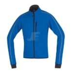 Mens Chest Pocket Softshell Cycle Jacket With Reflective Pipping