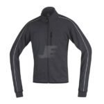 Mens Chest Pocket Softshell Cycle Jacket With Reflective Pipping