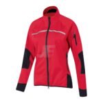 Reflective Stripe Women Zip Up Cycling Jacket With Pockets