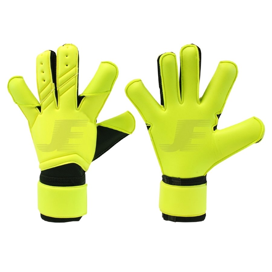 Yellow High Vis Latex Soccer Goalkeeper Gloves