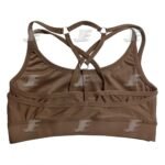 Women Double Layer Yoga Workout Cross Strap Sports Bra