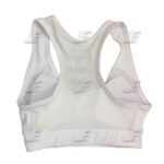 Women Yoga Workout & MMA Training White Padded Sports Bra