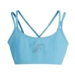 Women Double Straps Yoga Workout Supplex Lycra Sports Bra