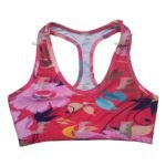 Women Floral Sublimation Printed Yoga Workout Sports Bra