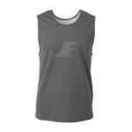 Double Face Mesh Fabric Sleeveless Reversible Basketball Jersey