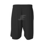 Contrast Panel Long Inseam Interlock Reversible Basketball Shorts