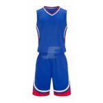 Customized Striped Yellow Birdseye Mesh Basketball Uniform Kit