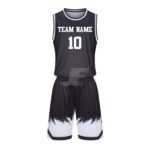 Customized Sublimation Printed Round Neck Basketball Uniform