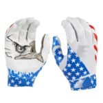 American Eagle Flag Printed Football Receiver Gloves