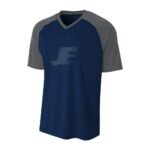 Lightweight Two Color Raglan Short Sleeve Interlock Soccer Jersey