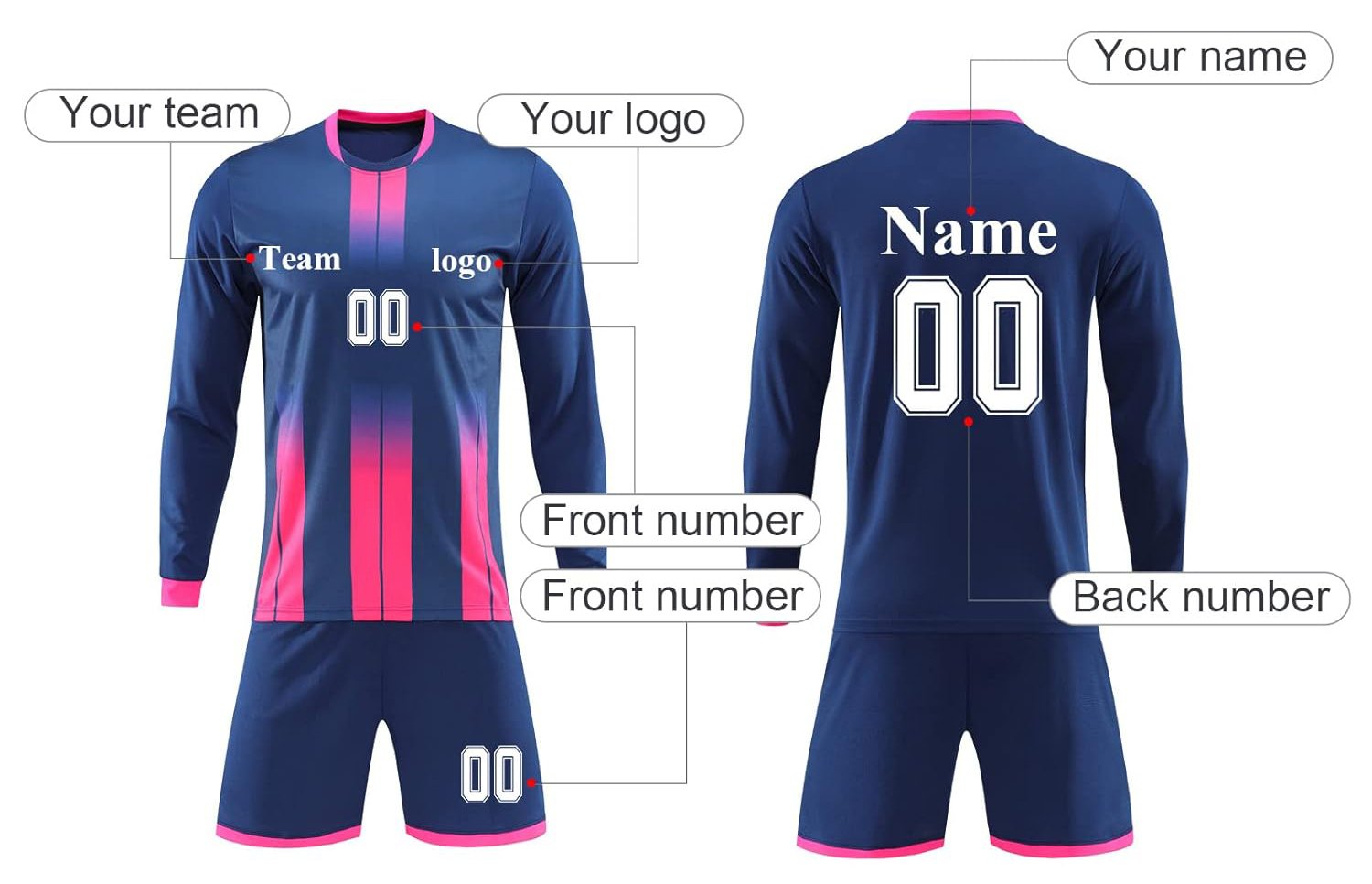 Order with Custom Name & Numbers